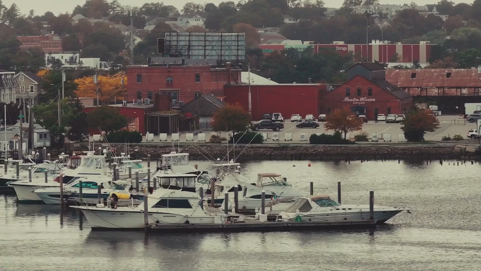 Video showing the exterior and interior of Boston Harbor Distillery and showing some of the production process along with bottling and ending with owner, Rhonda Kallman, behind the bar.