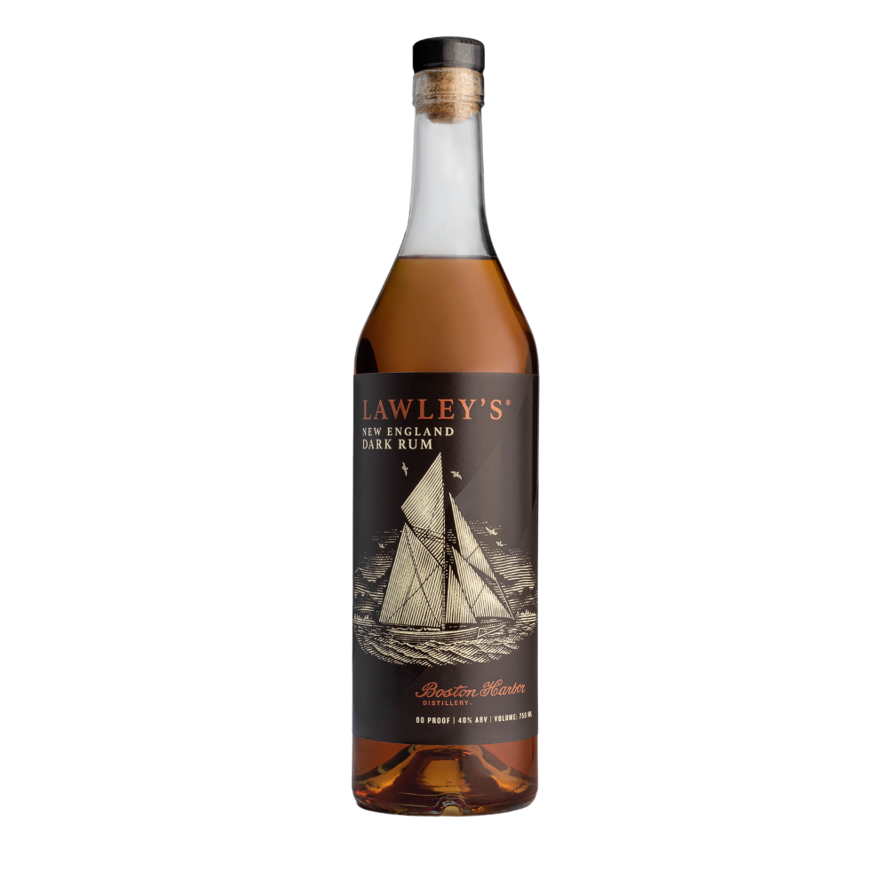 Lawley's New England Small Batch Dark Rum Boston Harbor Distillery